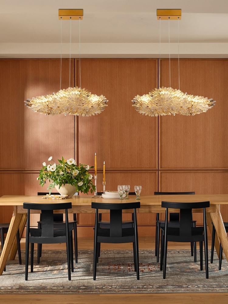 Artisanal Crystal Wing Chandelier – Handcrafted Statement Light for Ktchen Island