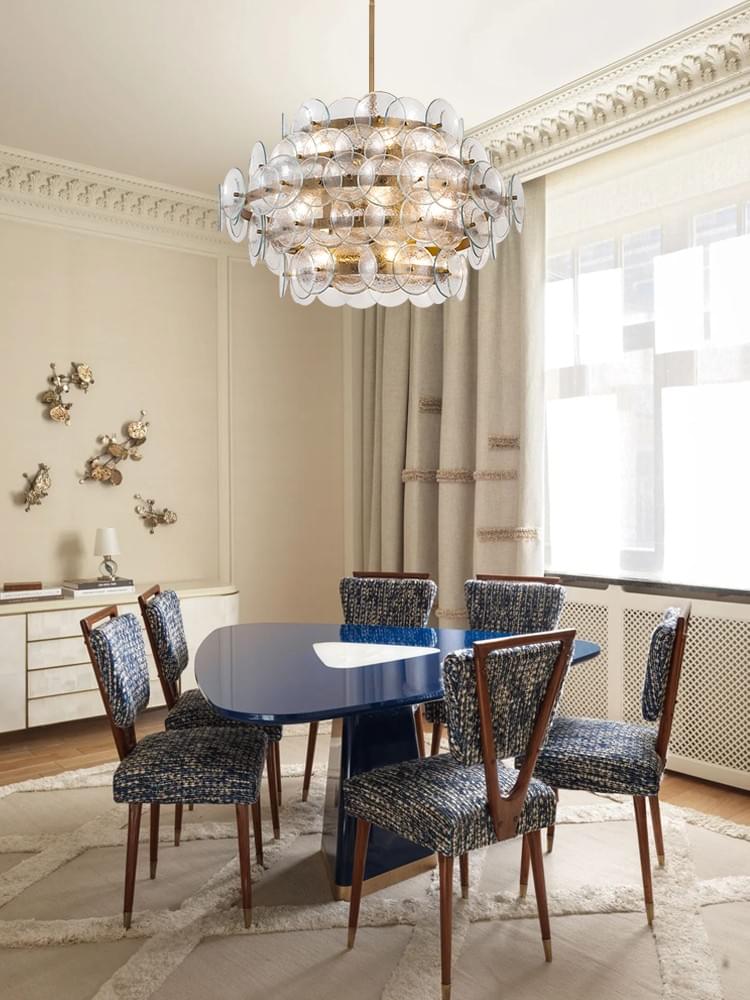 Modern Multi-layer Glass Pendant Light | 14/20/28-Light E26 24