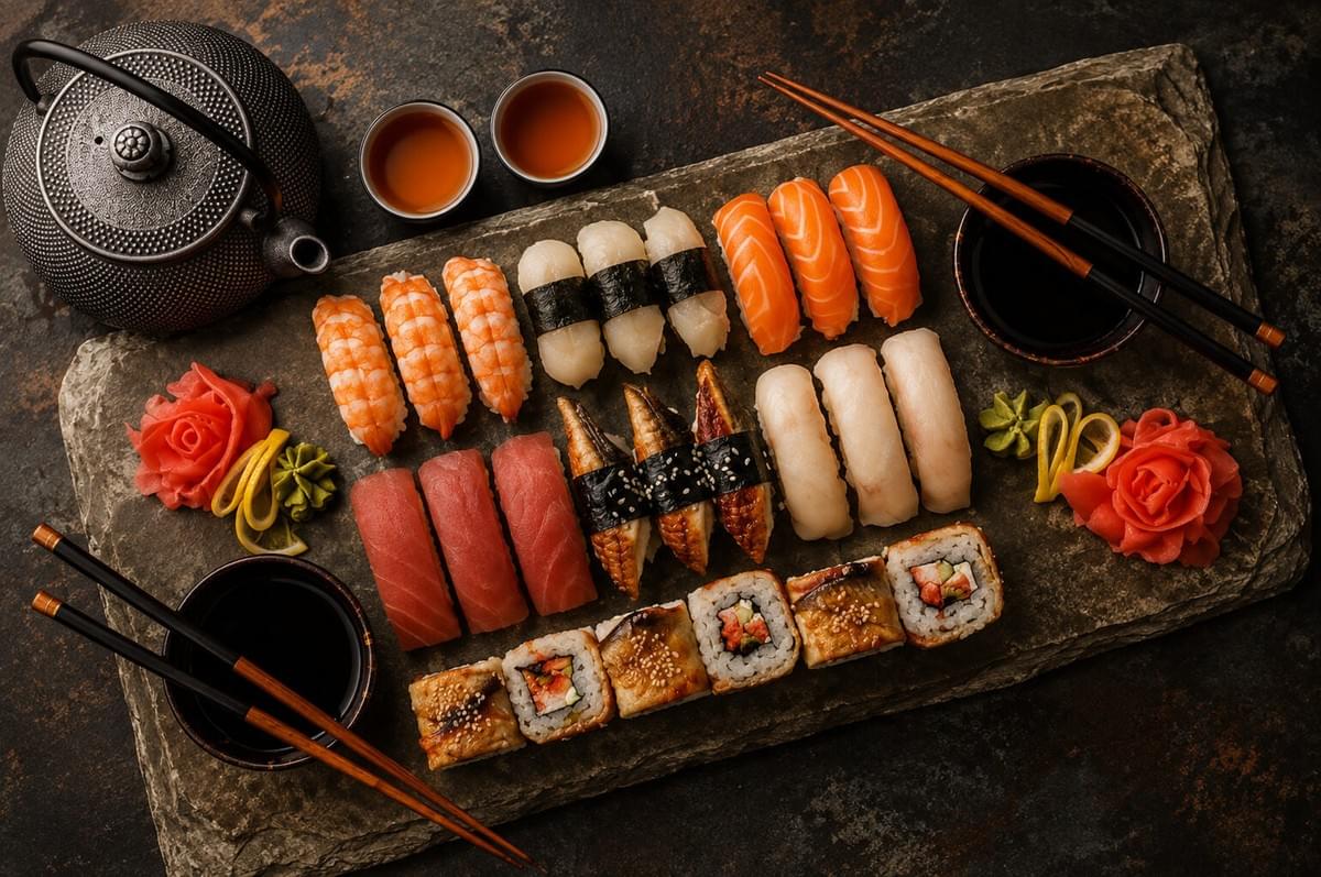 Trace sushi's journey from ancient preserved fish to modern nigiri, with key ingredients, techniques, and pairing tips for home cooks.