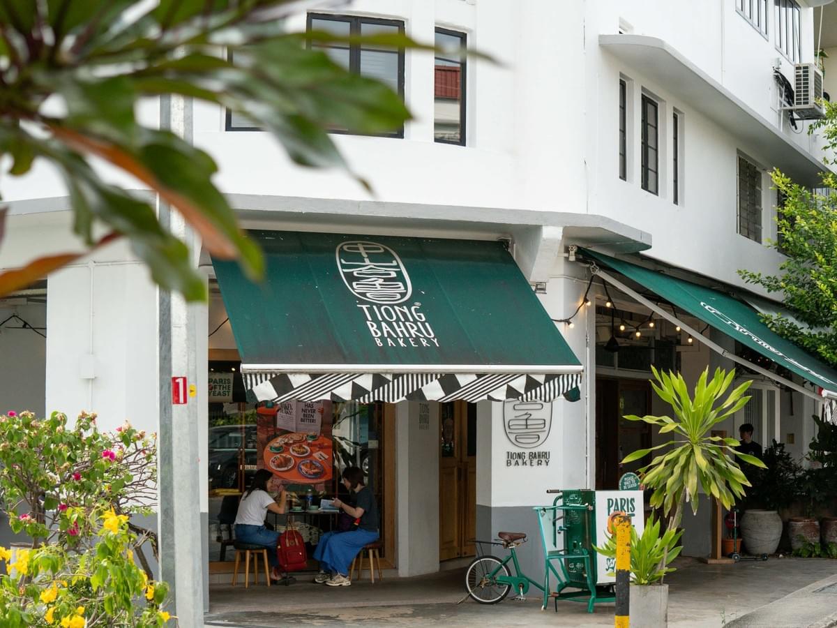 Tiong bahru bakery, one of many tiong bahru markets in Singapore.