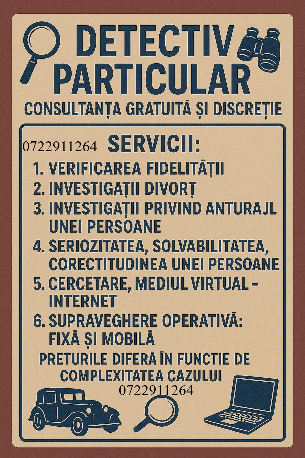cabinet individual of private detectives
