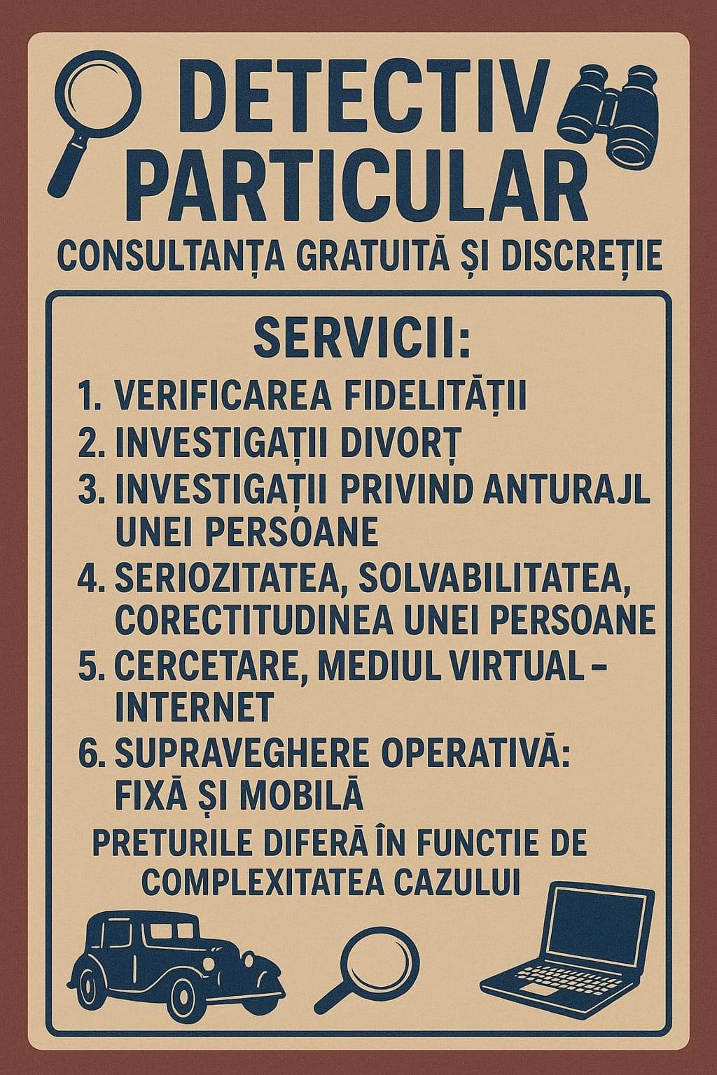 cabinet individual of private detectives