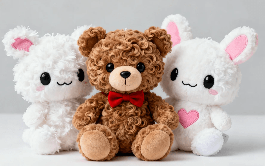 我们的毛绒玩具以优质材料制成，确保安全和舒适。无论是经典泰迪熊，还是热门卡通角色，我们的产品都能带给您无尽的温暖与快乐。 高质量毛绒玩具 我们提供什么 Our company offers a wide variety of plush toys and stuffed animals, including teddy bears, cartoon characters, and themed plushies for holidays and special occasions. We focus on quality, safety, and comfort, making our products perfect gifts for children and adults alike. Custom designs and personalized plush toys are also available to create unique, memorable keepsakes