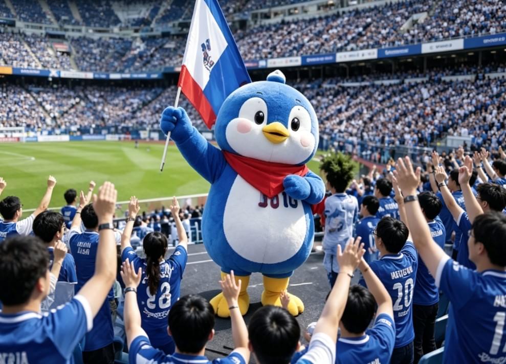 【スポーツチーム】スポーツチームやクラブのマスコットとして、応援イベントや試合会場で活躍します。 観客との交流を深め、チームの魅力をより多くの人へ届けます。