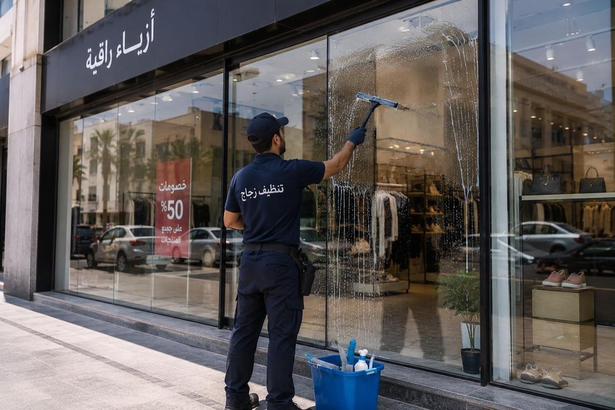 تنظيف زجاج المحلات والمطاعم والمكاتب بالرياض تنظيف زجاج المحلات والمطاعم والمكاتب بالرياض
