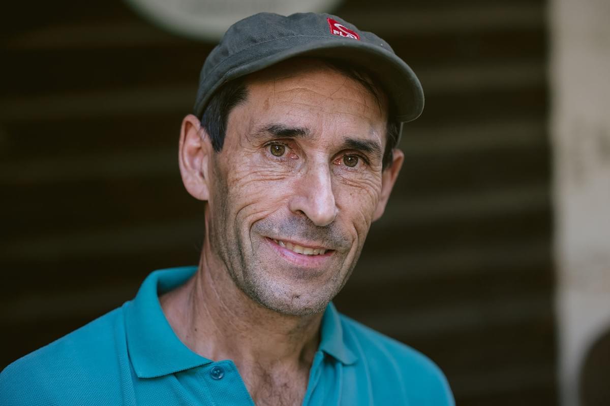 Portrait des Obstbauern Walter Margesin