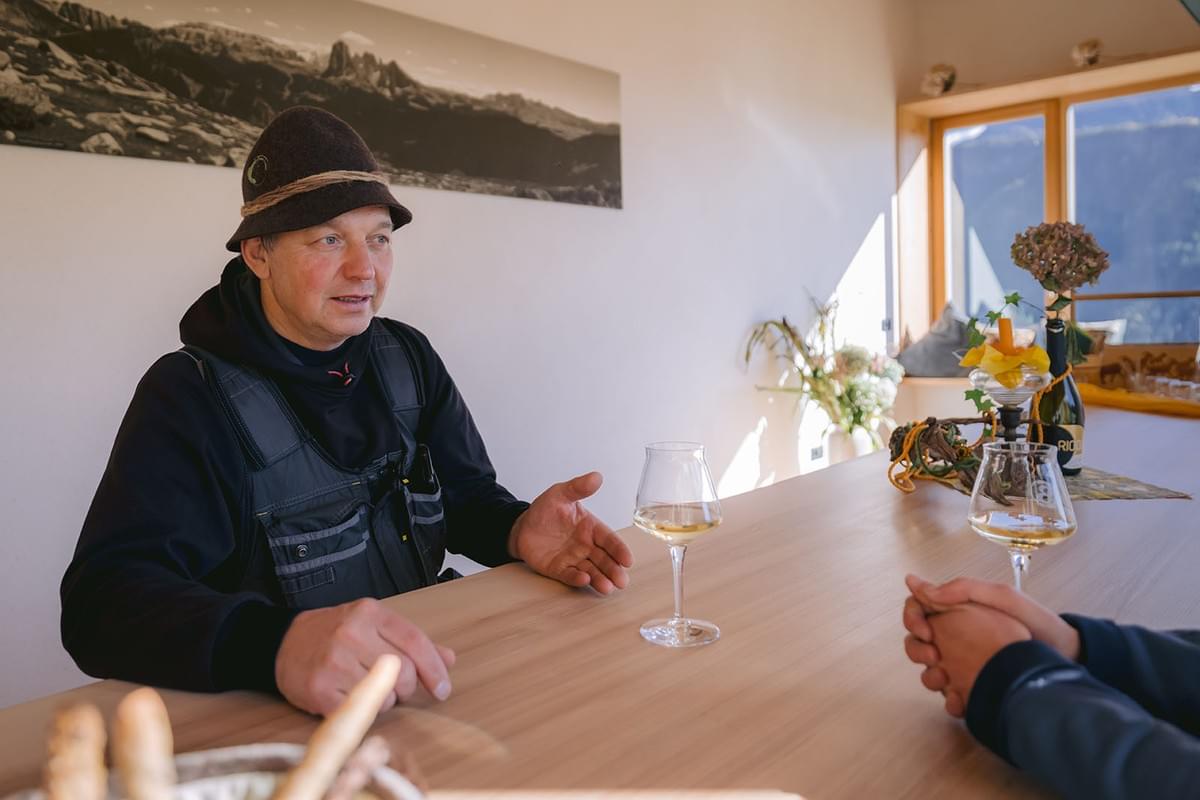 Ziegenbauer David im Gespräch
