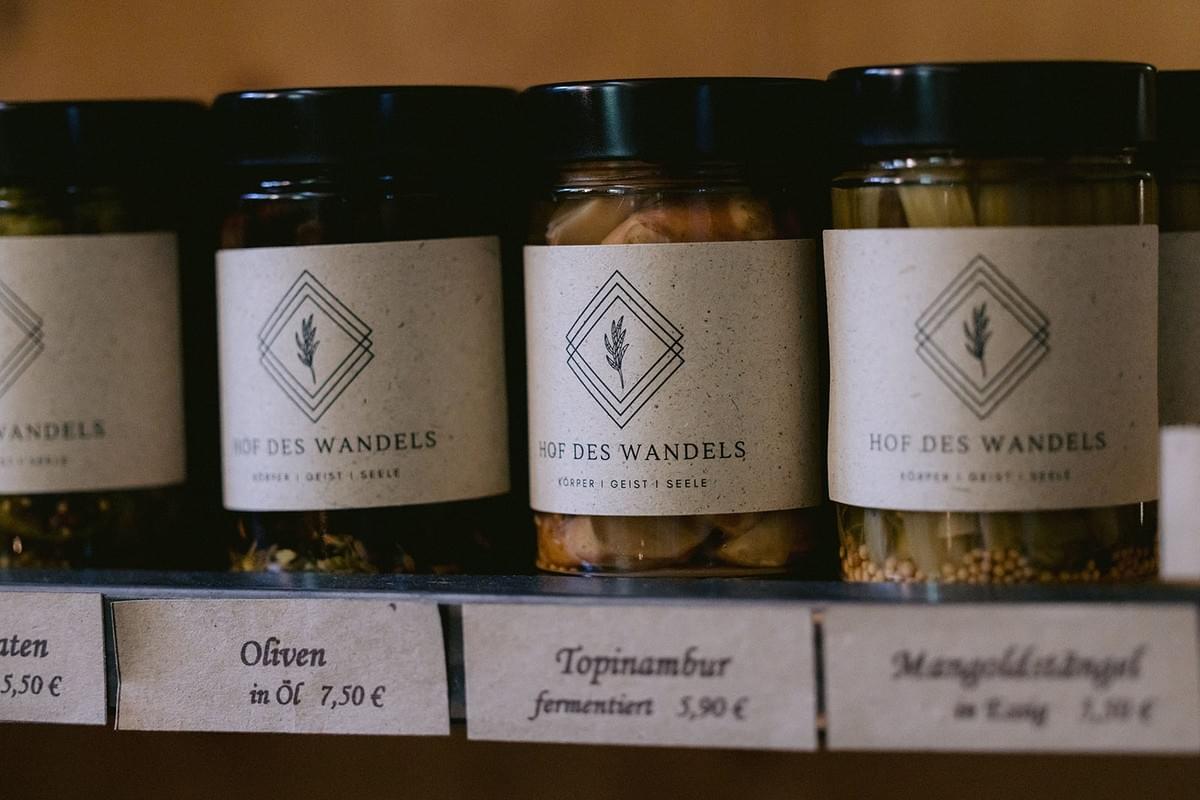 Produkte im Hofladen