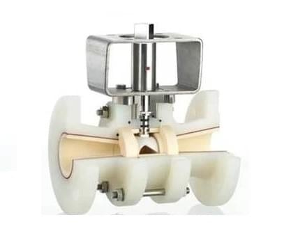 Cera Ceramic Valve PVDF ball valve with ceramic lining