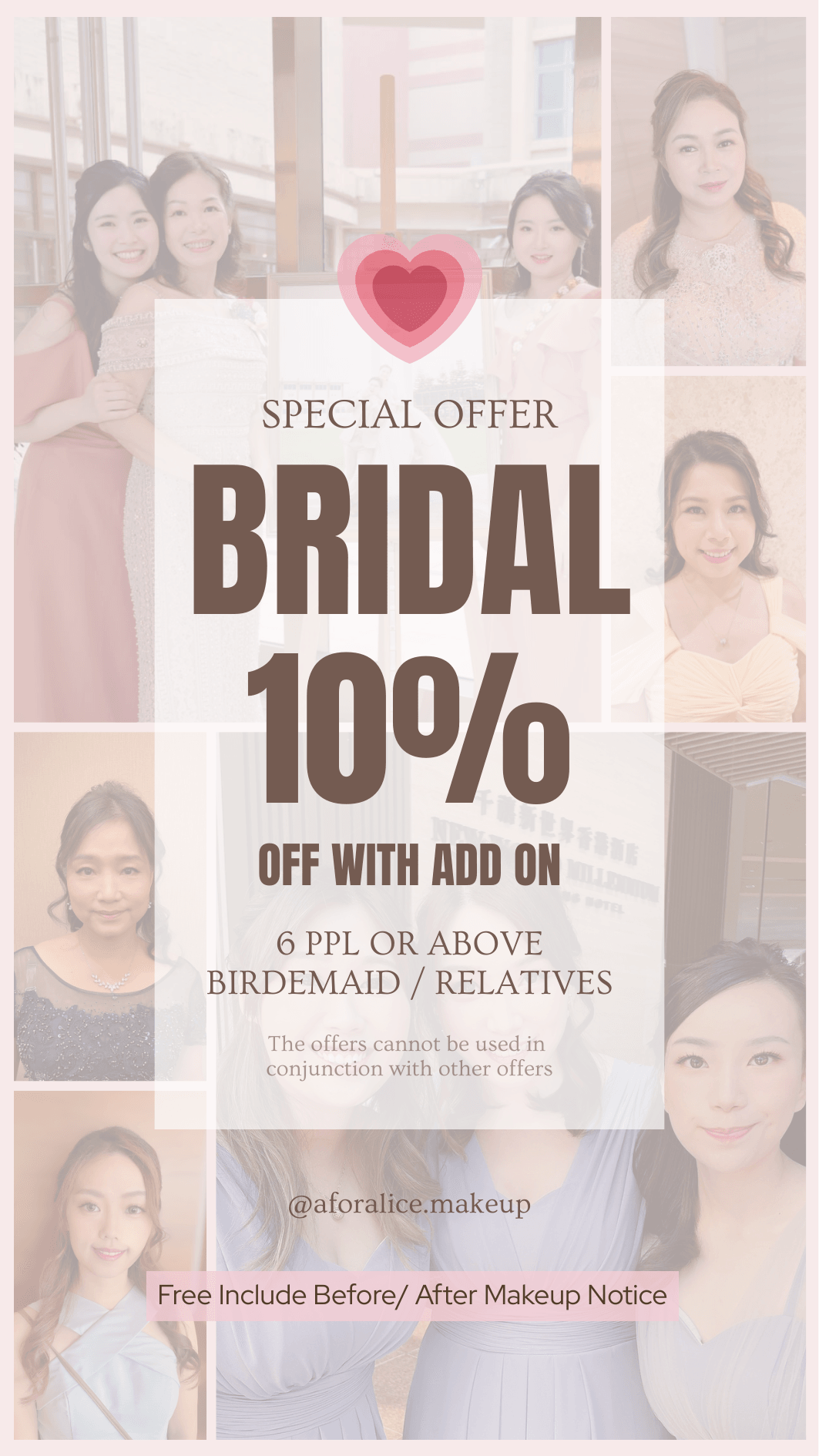 — Li Xiaoling I am very grateful for Alice's makeup service! She made me look dreamlike at the wedding, it was really perfect! Our makeup service has provided professional beauty experiences for over 300 brides. Hong Kong makeup artist Alice | bride makeup | pre-wedding | commercial makeup | one-on-one personal makeup class "UNIQUE · EXTRAORDINARY · GRANDEURS" - ITEC🇬🇧 & JMA🇯🇵 Certificate In Bridal Makeup - Was serve as Beauty & Makeup Trainer🏆🇰🇷 - Inquiry: DM / WhatsApp
