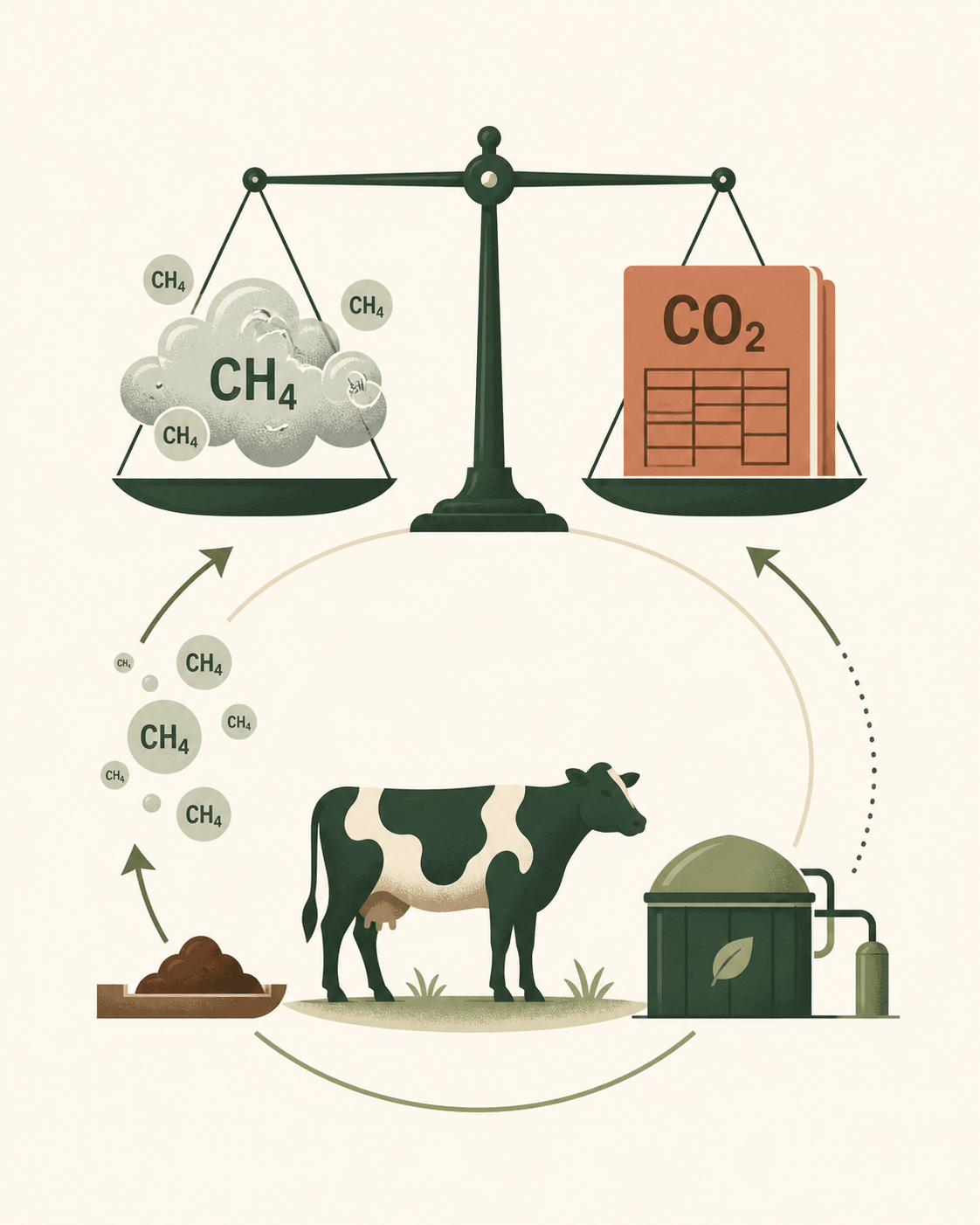 LCFS dairy-manure methane carbon accounting: one biogas vehicle versus credits for 26 gasoline cars