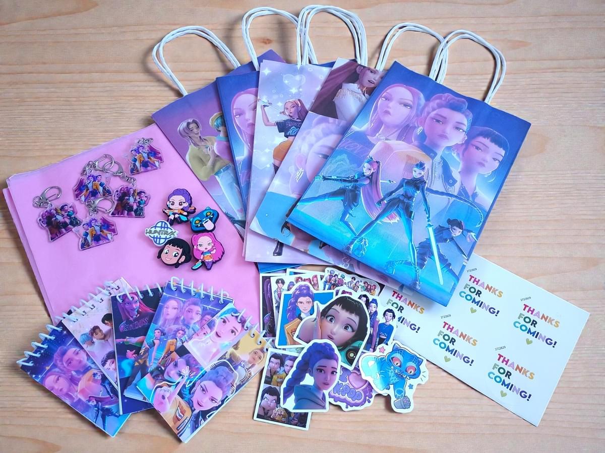 K-pop Demon Hunters Party Bags - set of 5