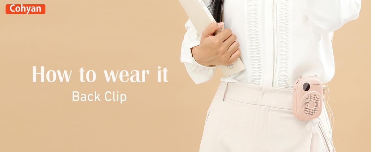 COHYAN K18 Voice Amplifier MicrophoneHeadset,Portable Voice Amplifier