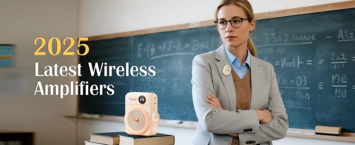 COHYAN K28 Voice Amplifier Wireless  Lapel Microphone,Lavalier Microphone,Magnetic Attraction 