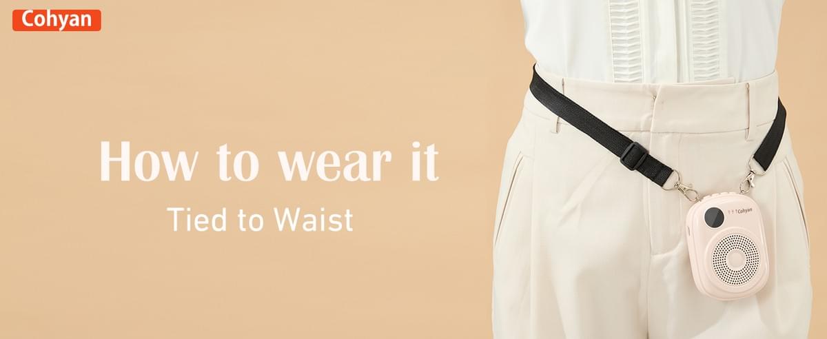 COHYAN K18 Wireless Voice Amplifier，Wireless MicrophoneHeadset,Portable Voice Amplifier,PA Systems 