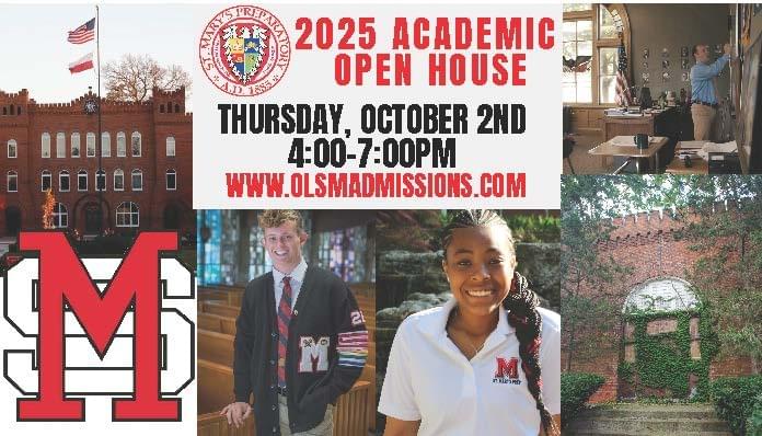 2025 St. Mary's Prep Academic Open House