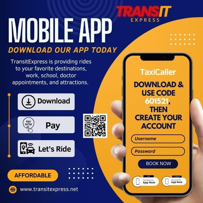 Your go-to solution for rideshare, shuttles, and taxis—on demand or scheduled! Experience Seamless Travel with TransitExpress Rideshare, Shuttle, and Taxi service scheduled and on demand