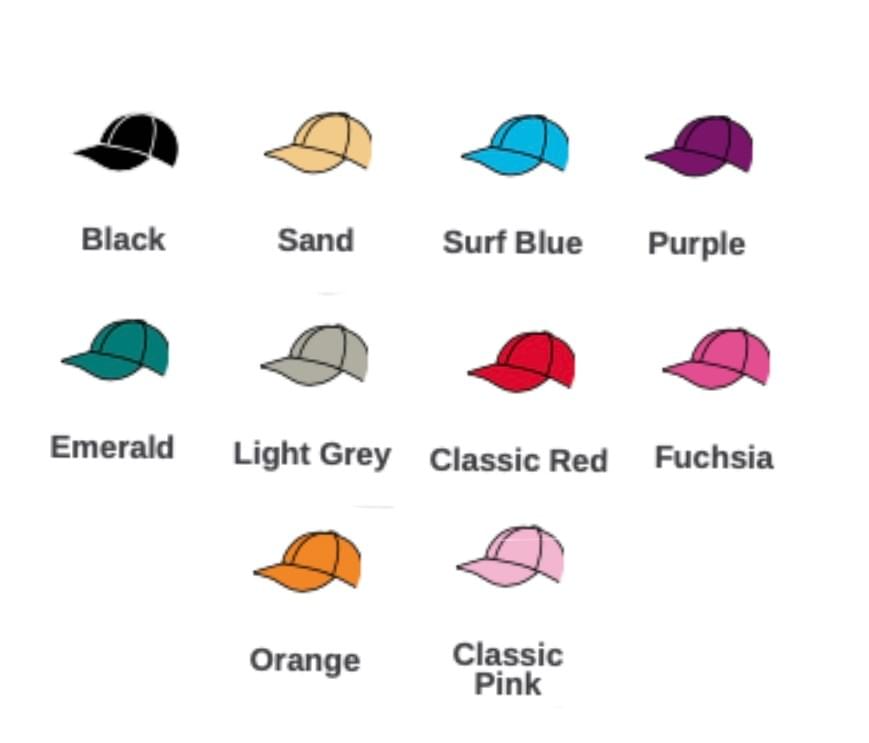 BB10 - Baseball Cap - Click to see colour range