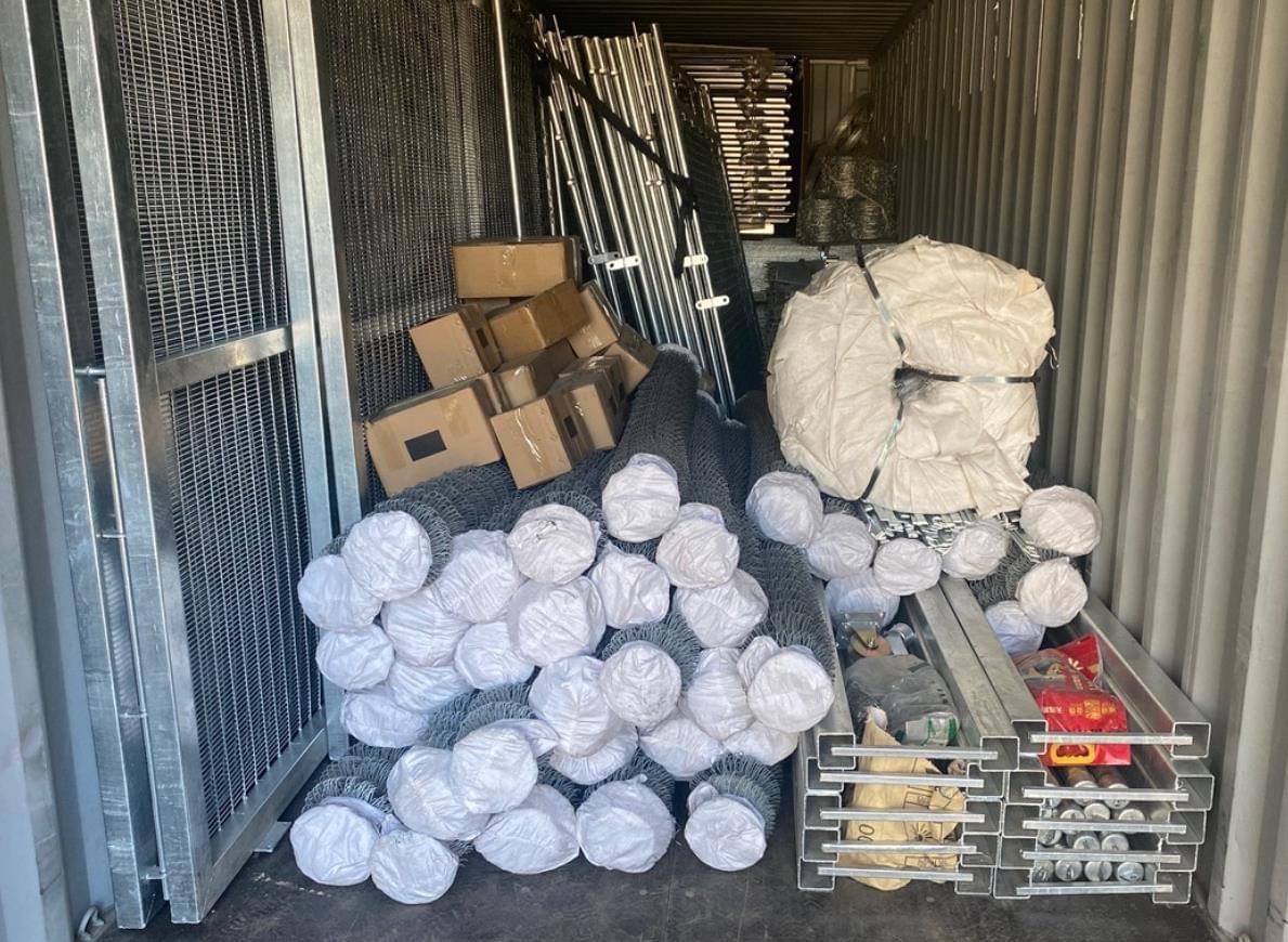 Steel fence Steel fence