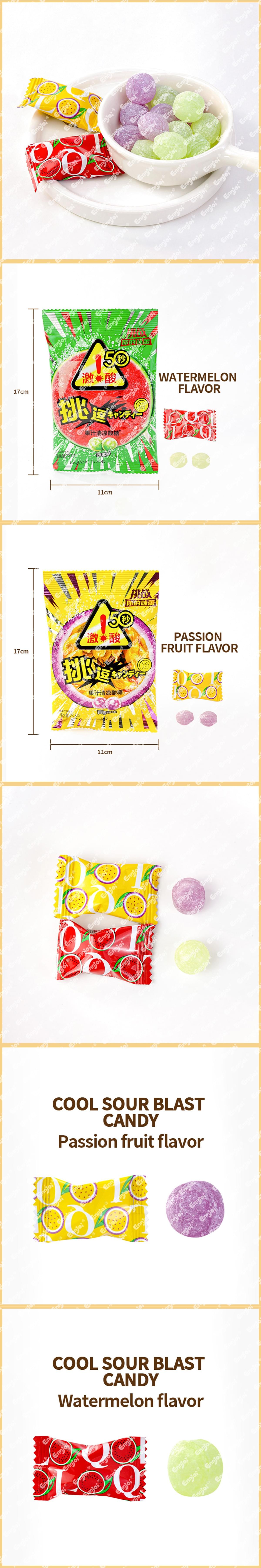 Sour Blast Fruit Flavor Hard Candy