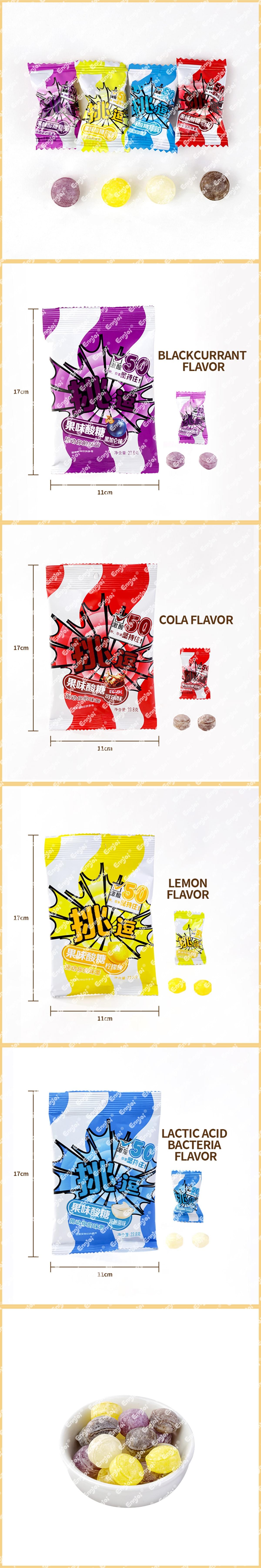 Sour Blast Fruit Flavor Hard Candy