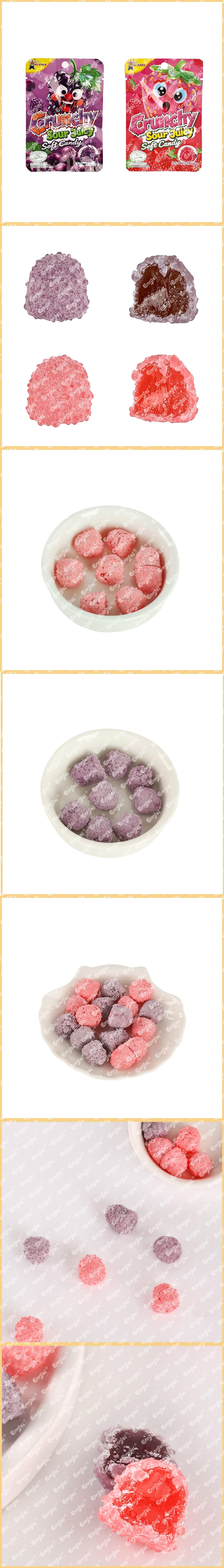 GRUNCHY SOUR JUICY SOFT CANDY