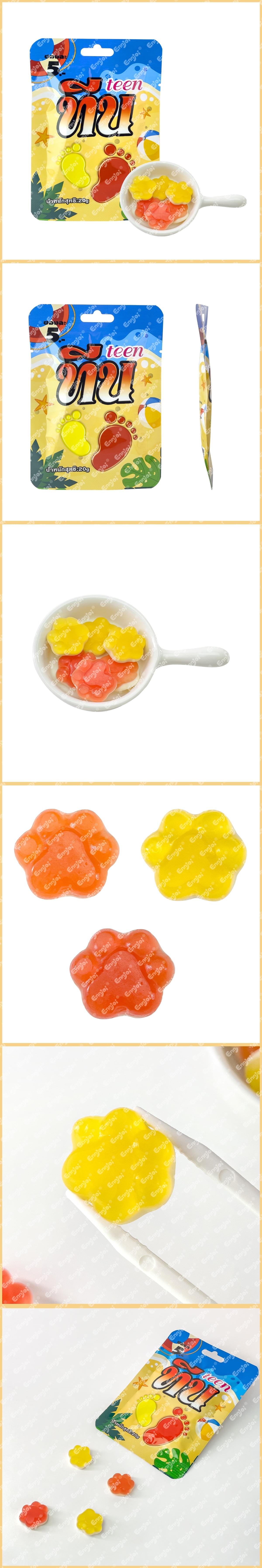 Flower Shaped Gummy Candy 20g