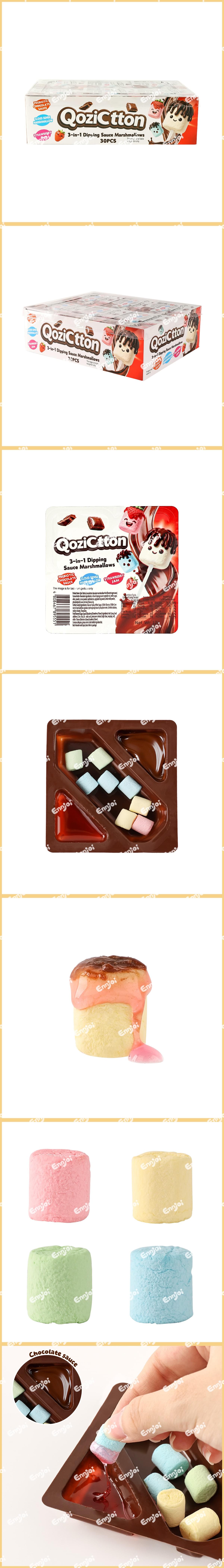 QOZICTTON 3-IN-DIPPING SAUCE MARSHMALLOWS