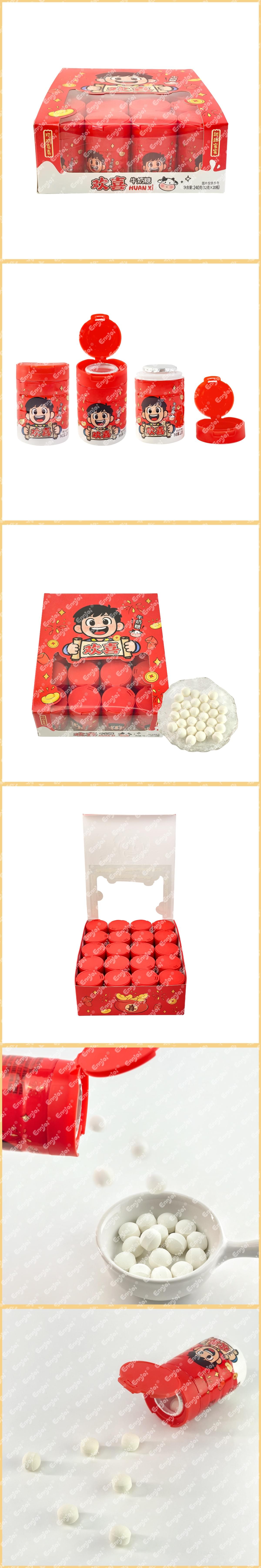 Festive Milk Candy