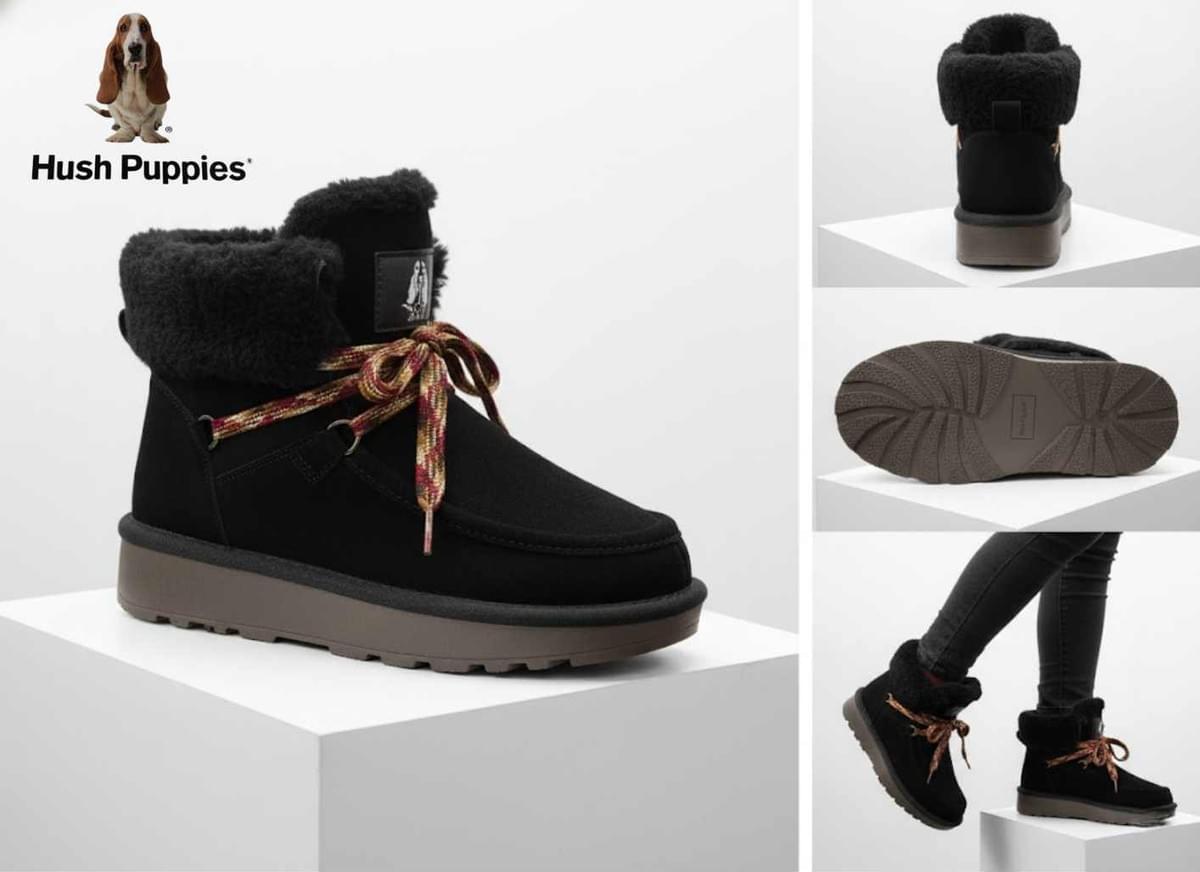 Hush Puppies 戶外綁帶雪地靴