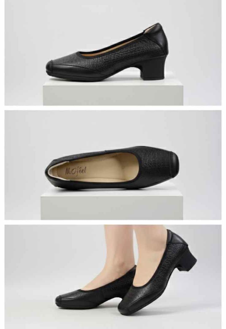 Miofeel 典雅壓紋女跟鞋
