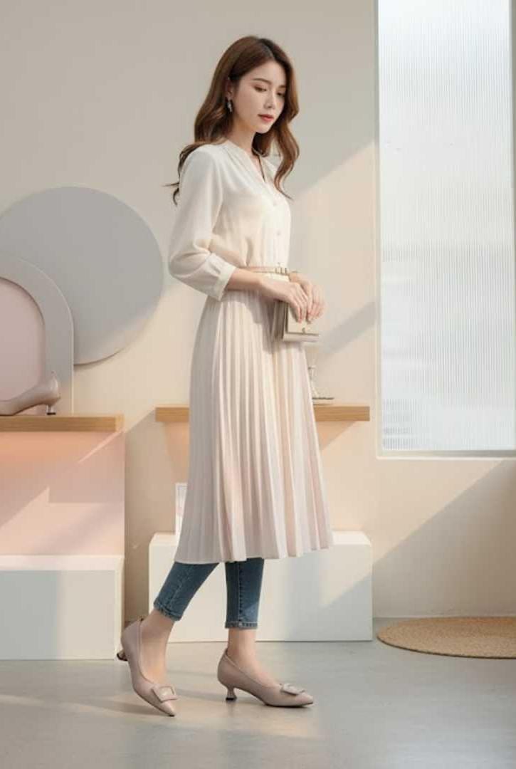 Miofeel 氣質尖頭細跟鞋