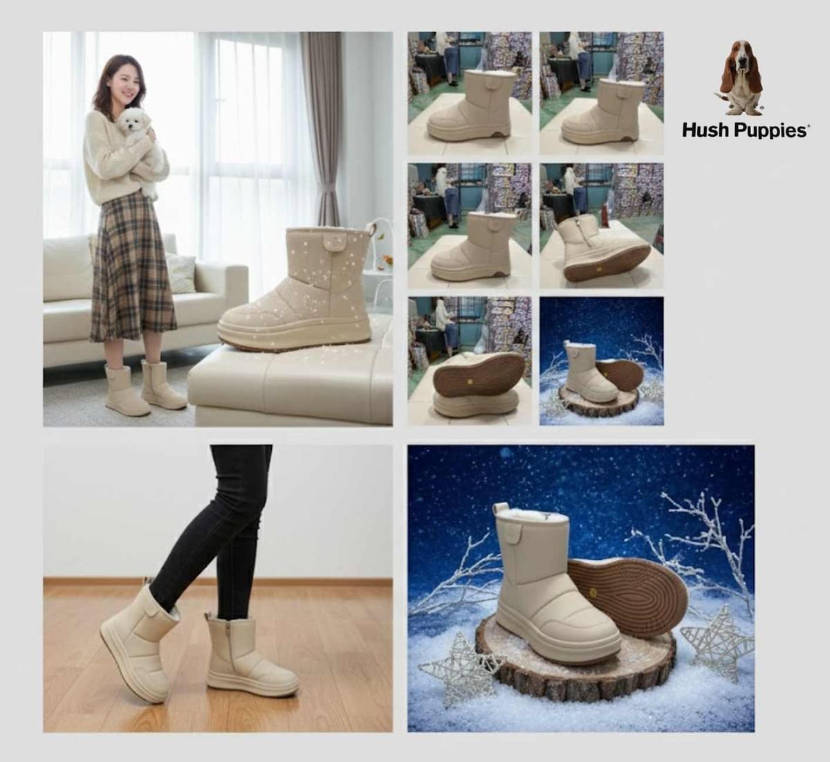 日式防潑水保暖靴