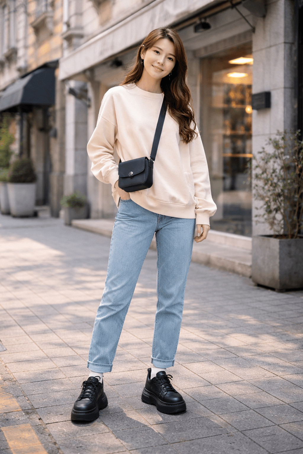 Hush Puppies 女款厚底增高休閒鞋