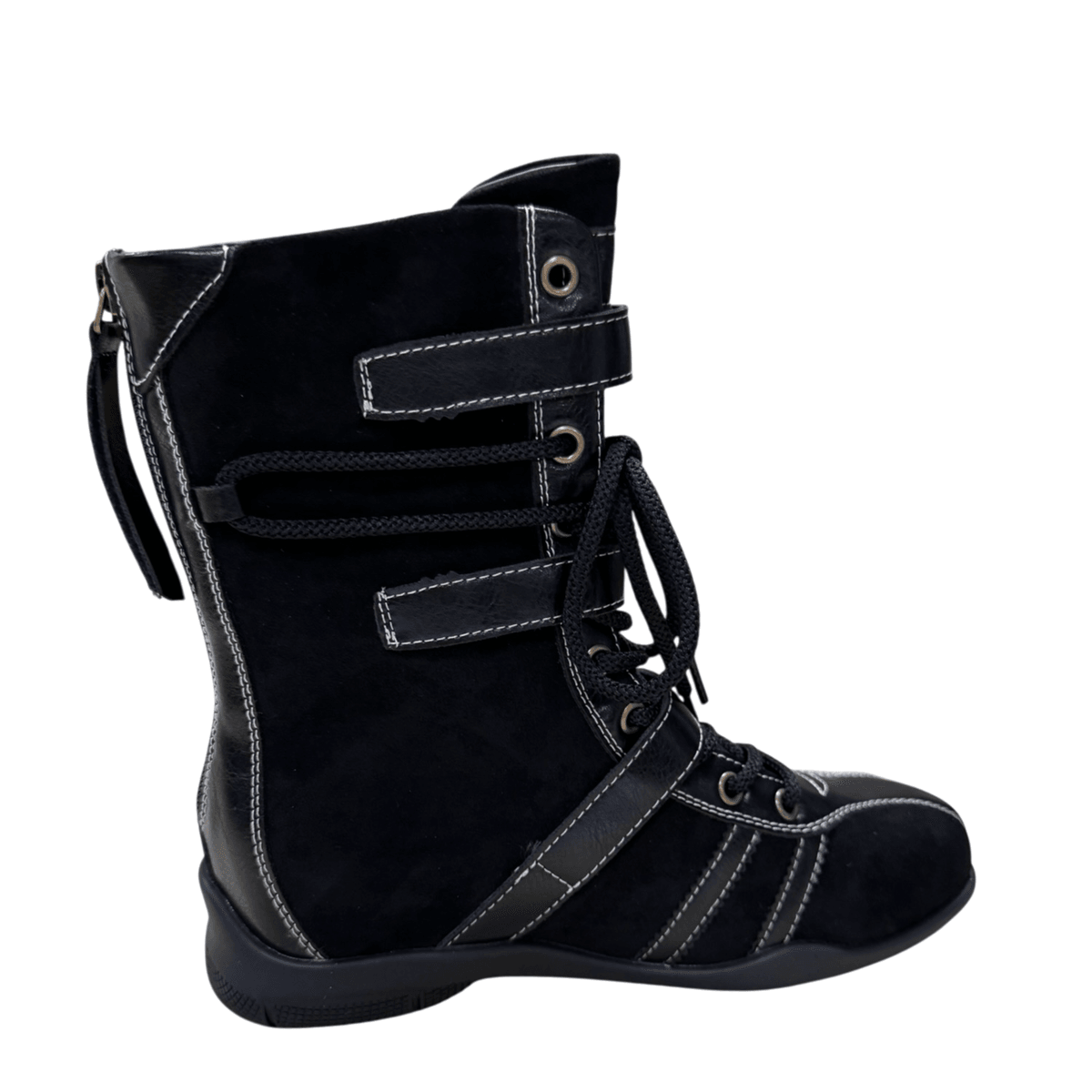 Hush Puppies 黑曜騎士・黏扣短靴