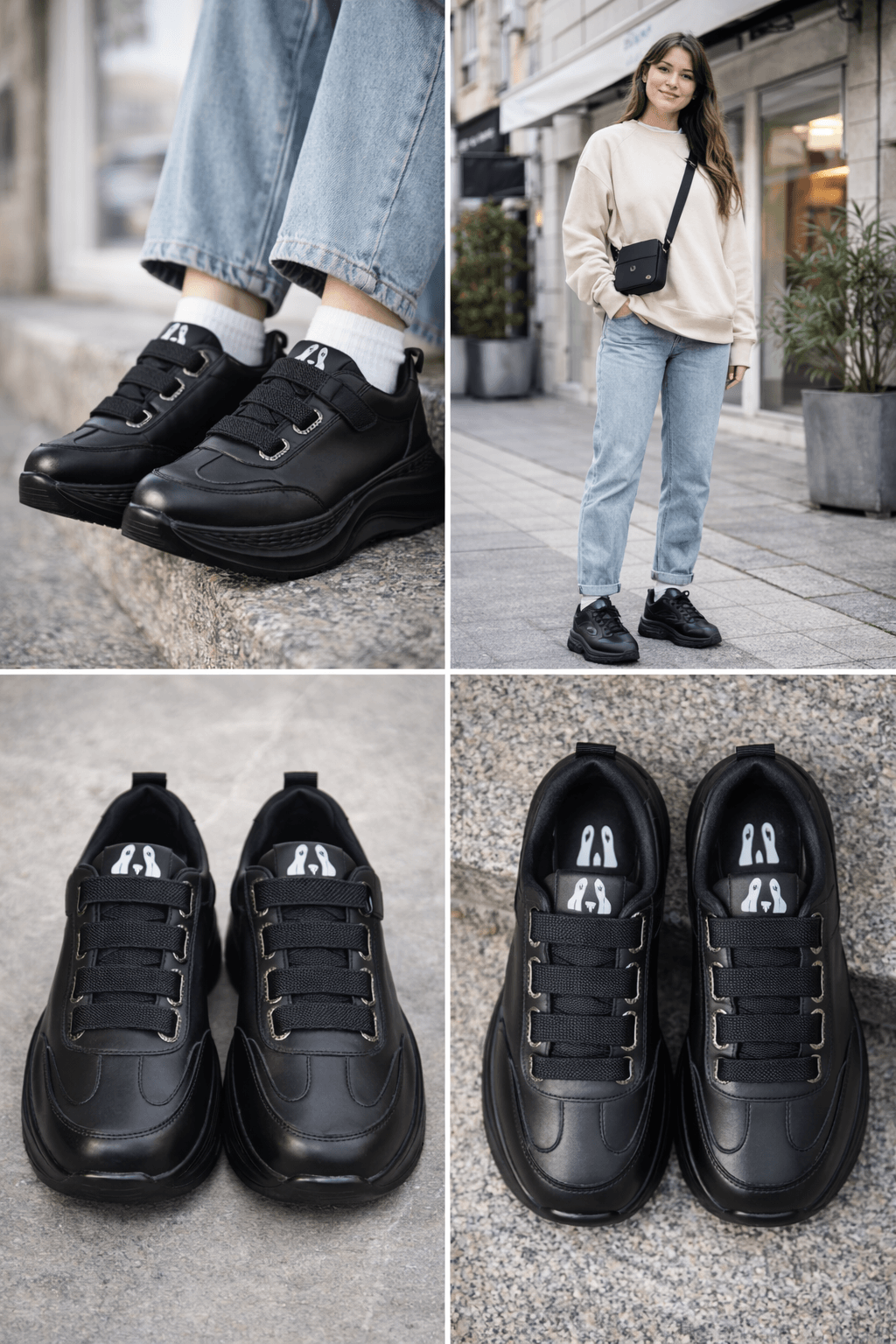 Hush Puppies 女款厚底增高休閒鞋