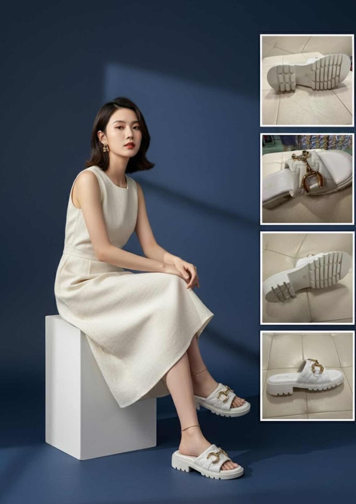 Miofeel 時尚厚底休閒拖鞋