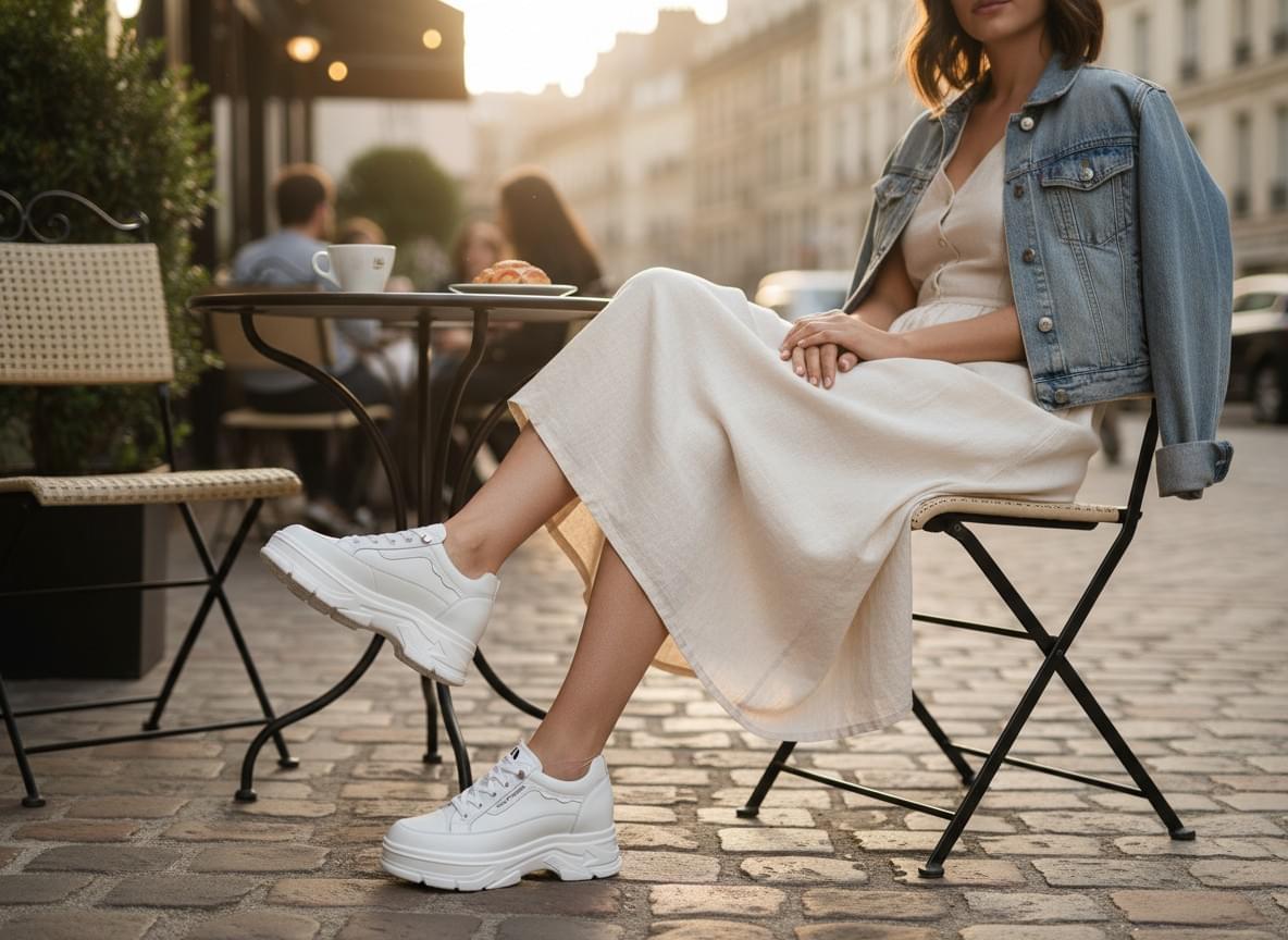 Hush Puppies 真皮厚底休閒鞋