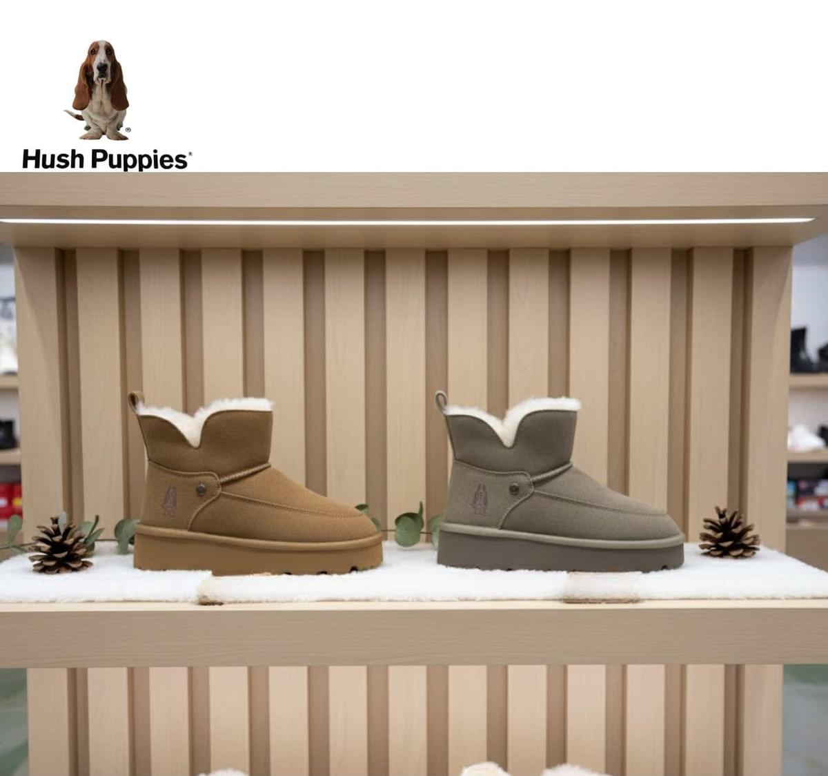 防潑水真皮雪靴