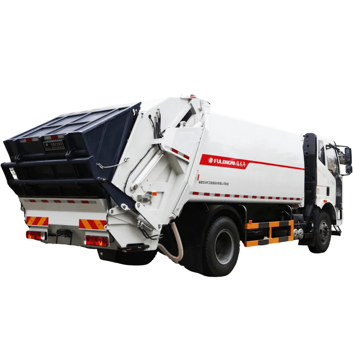 FAW China Specializes in Manufacturing New Diesel Fuel Automatic Garbage Loading Trucks and Garbage 