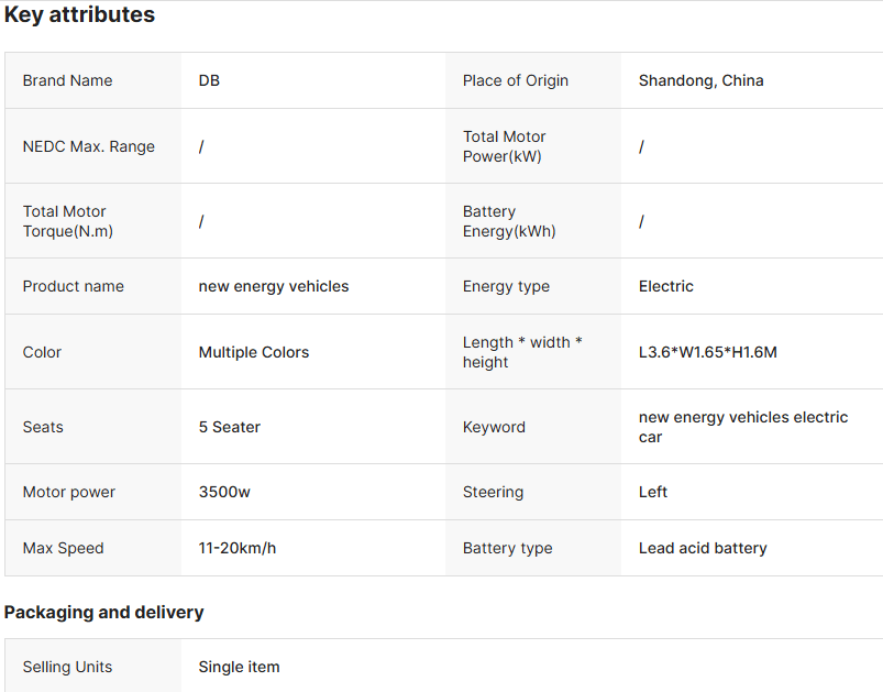 Fully Enclosed Household Use New Energy Vehicles Electric Car Chinese Mini Electric Car Electric Adu