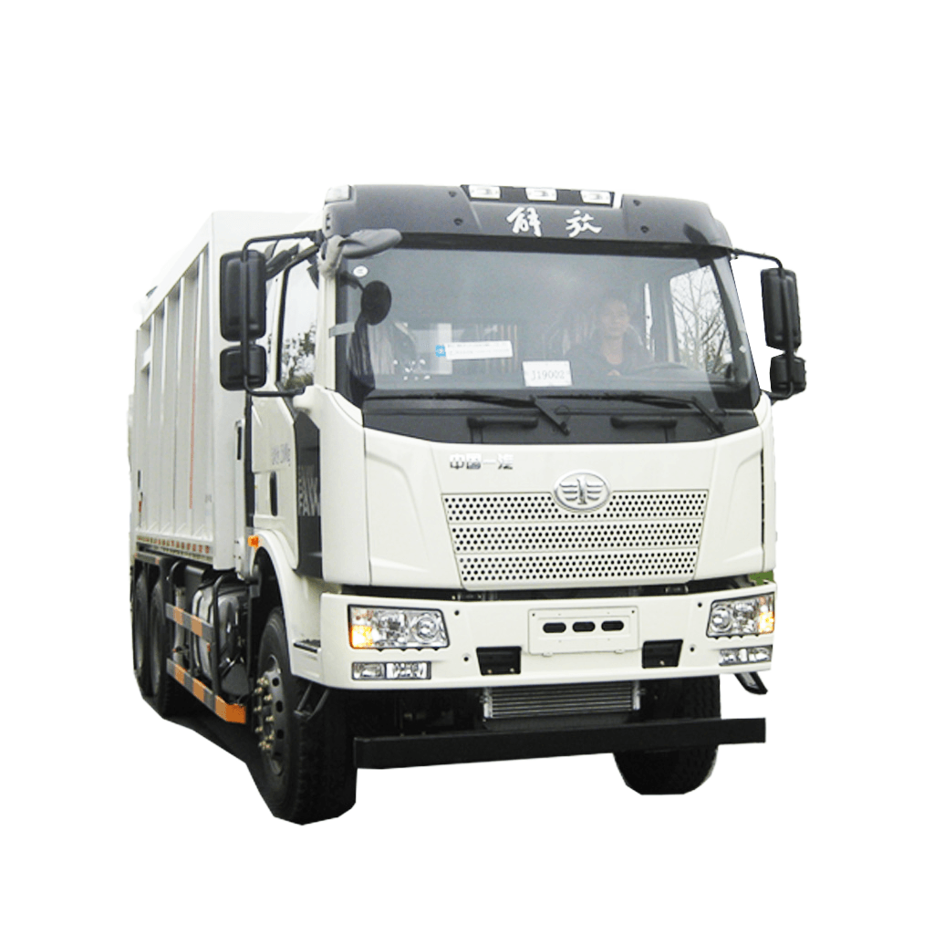FAW China Specializes in Manufacturing New Diesel Fuel Automatic Garbage Loading Trucks and Garbage 