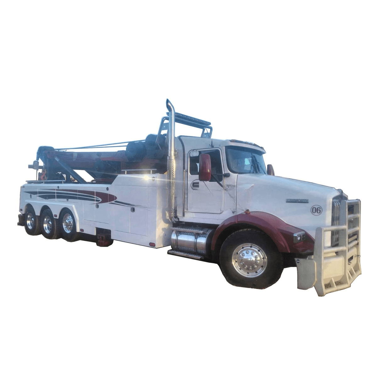 Excellent Heavy Duty 50 Ton Rotatory Road Rescue Wrecker Car Tow Truck for Sale