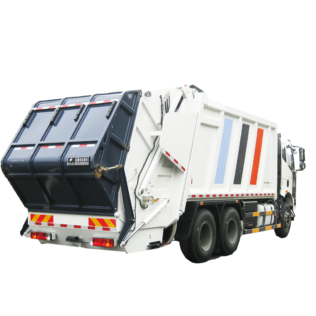 FAW China Specializes in Manufacturing New Diesel Fuel Automatic Garbage Loading Trucks and Garbage 