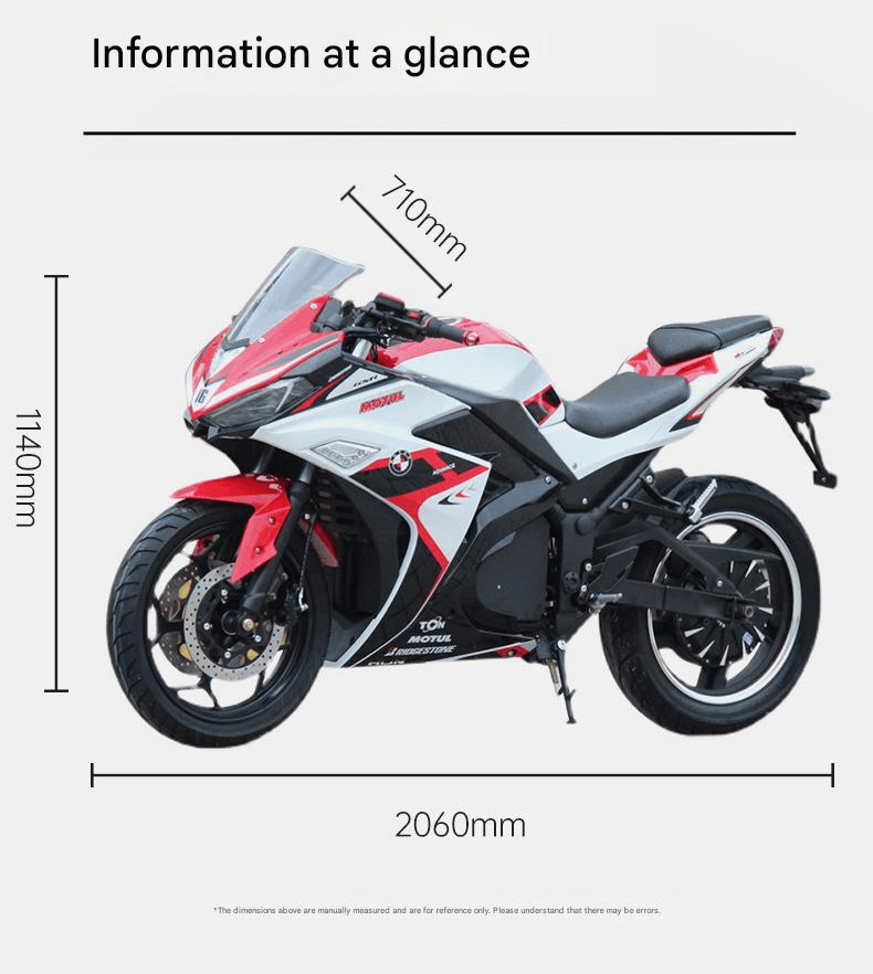 S6 High-Power Electric Motorcycle, High-Speed ​​Electric Motorcycle, Long Range