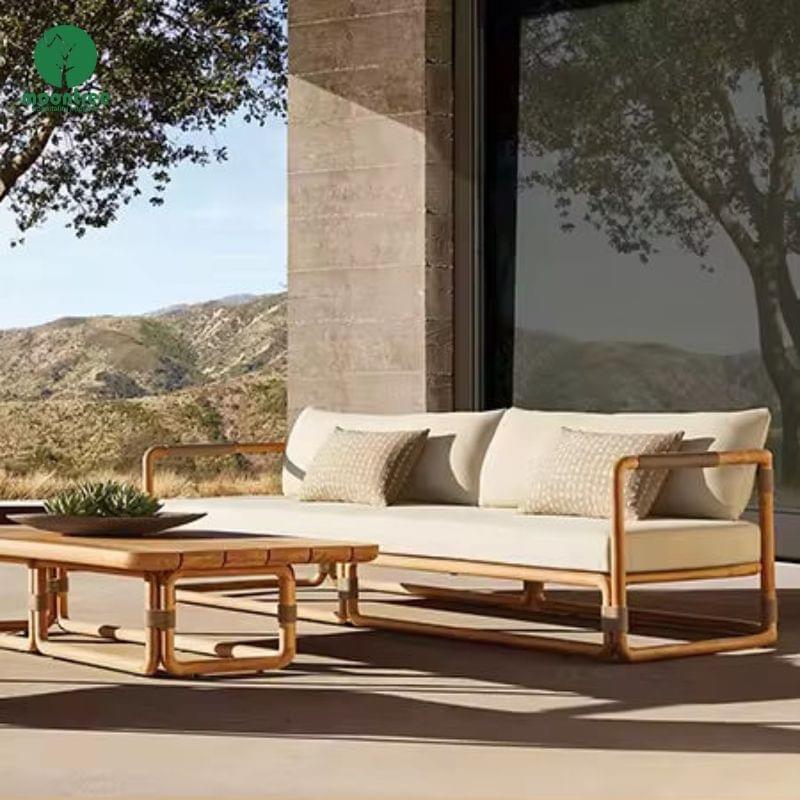 Outdoor Garden Sofa Set for Villas & Resorts | Moontree Customizable Patio Furniture