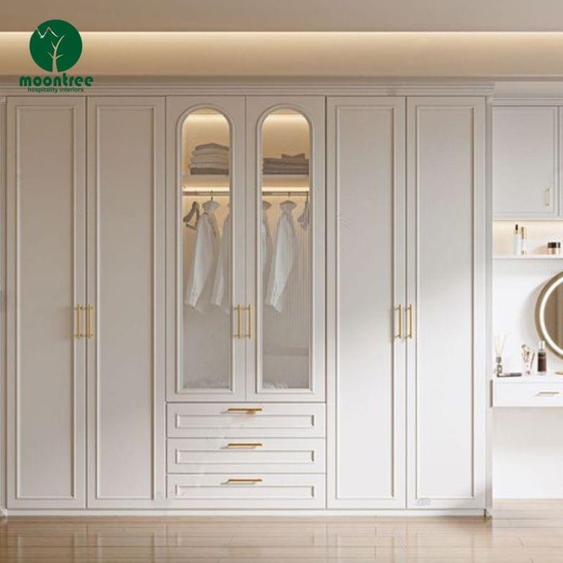 French Style Luxury Walk-In Closets | Custom Wardrobes for Villas Hotel