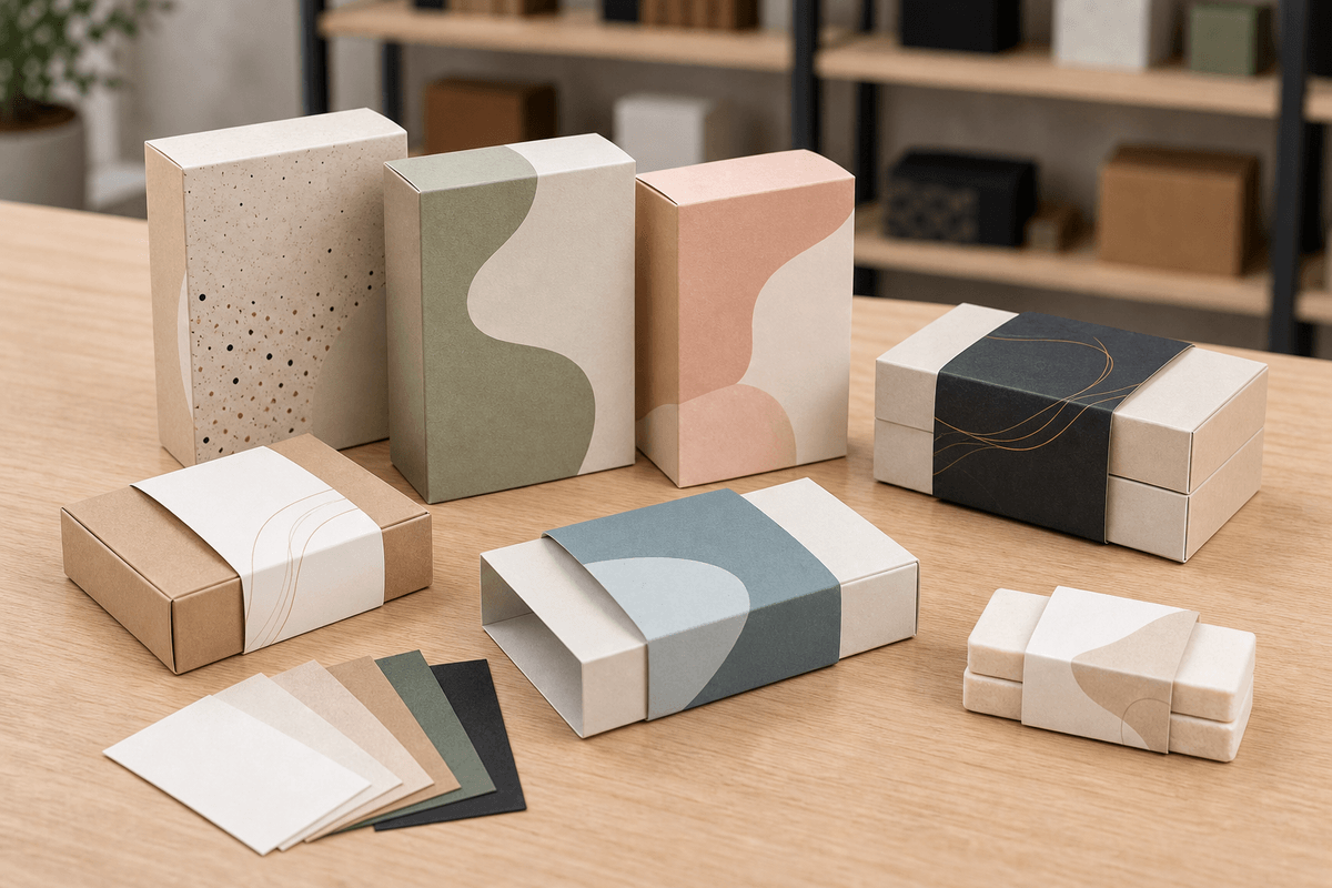 Custom packaging sleeve for retail display and branding