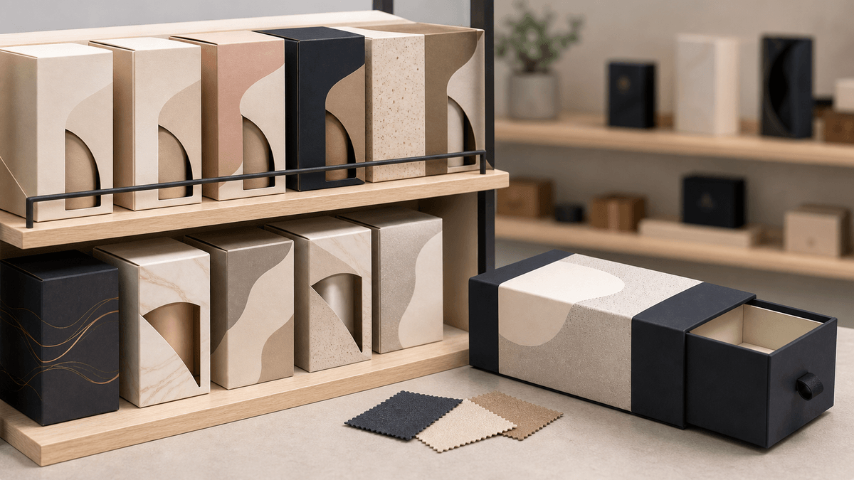Retail display packaging sleeves versus drawer boxes
