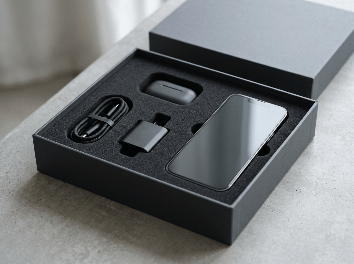 foam insert packaging for electronics product protection and presentation